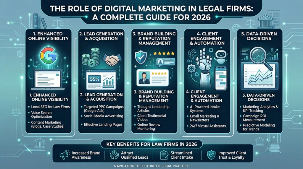 The Role of Digital Marketing in Legal Firms: A Complete Guide for 2026 