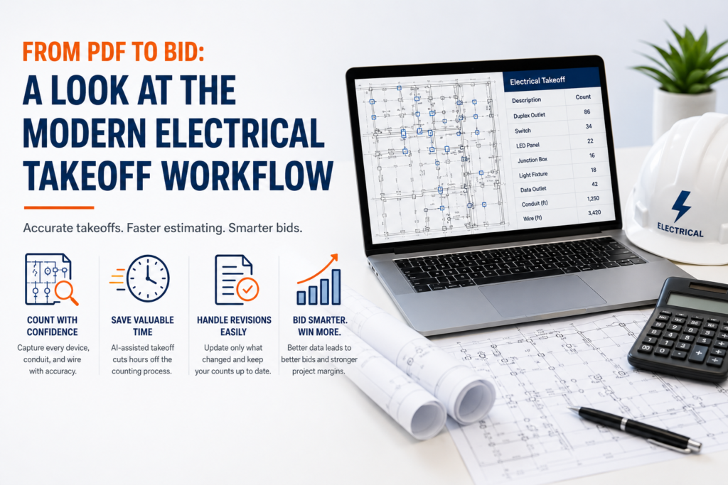 From PDF to Bid: The Modern Electrical Takeoff Workflow From PDF to Bid: The Modern Electrical Takeoff Workflow