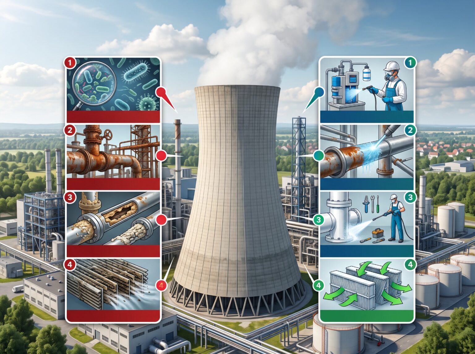 Cooling Tower Problems: 4 Risks & How to Fix Them Cooling Tower Problems: 4 Risks & How to Fix Them