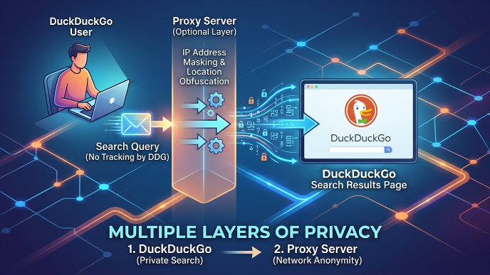 Can DuckDuckGo users benefit from proxy servers for better anonymity?