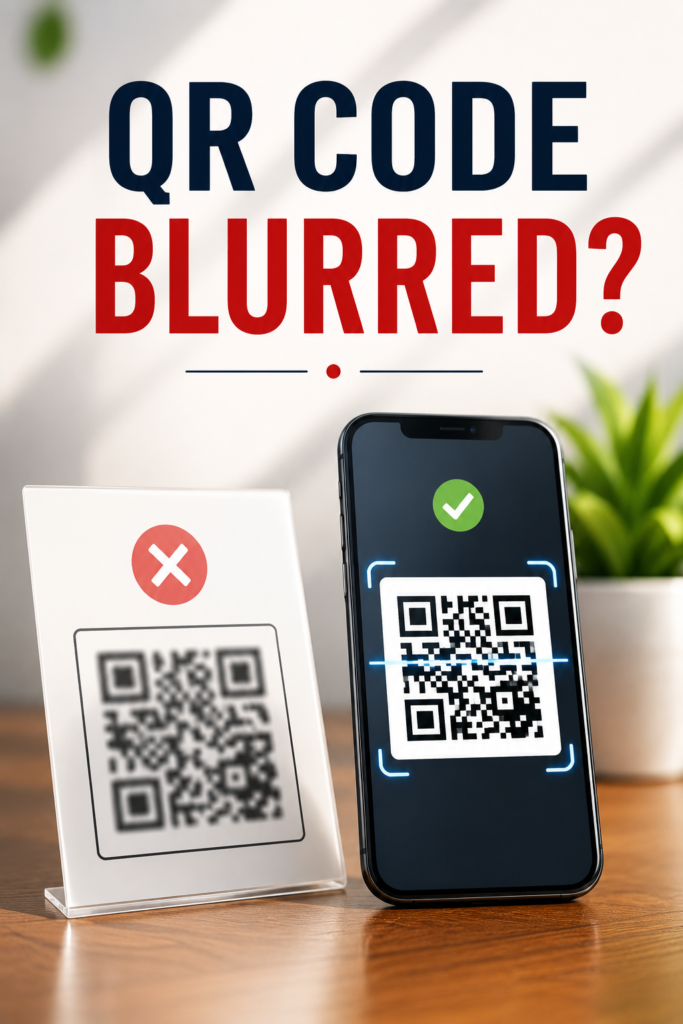 QR Code Blurred? Causes, Fixes and Solutions