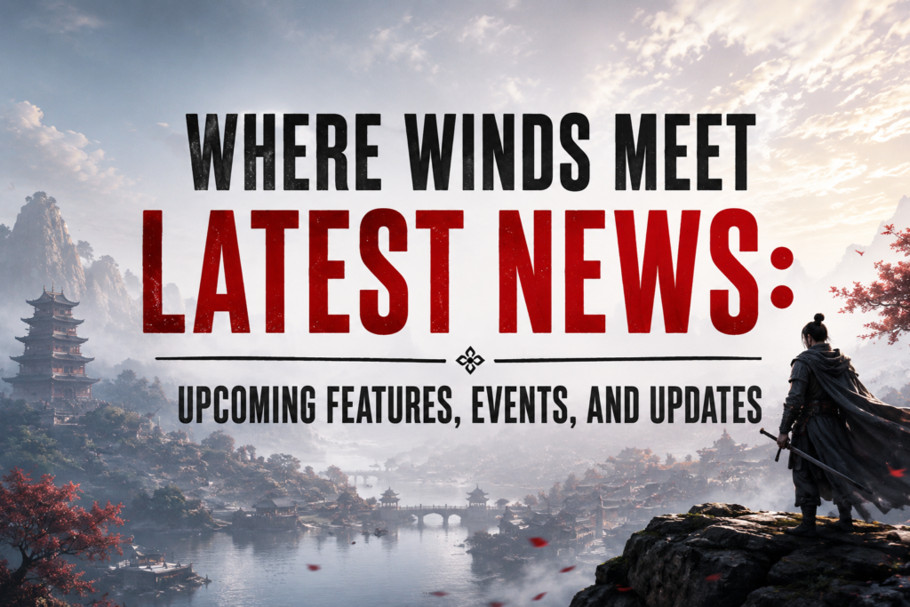 Where Winds Meet Latest News: Upcoming Features, Events, and Updates