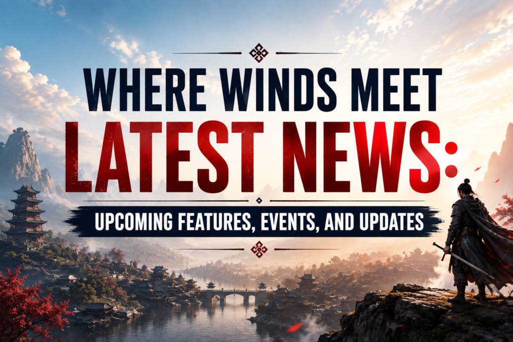 Where Winds Meet Latest News: Upcoming Features, Events, and Updates