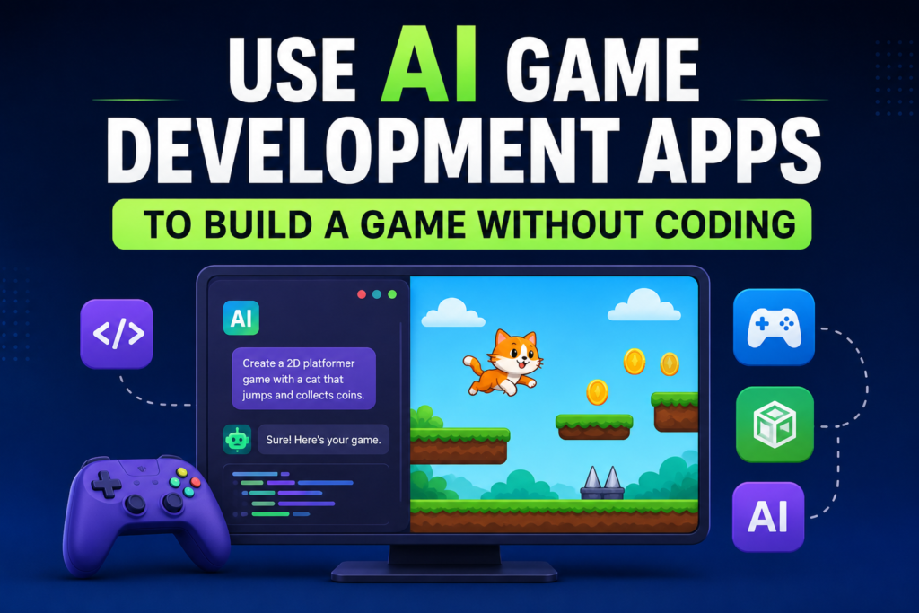 Use AI Game Development Apps to Build a Game Without Coding Use AI Game Development Apps to Build a Game Without Coding