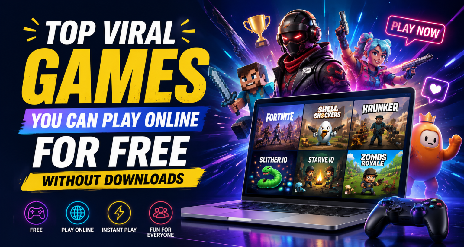 Top Viral Games You Can Play Online for Free Without Downloads Top Viral Games You Can Play Online for Free Without Downloads